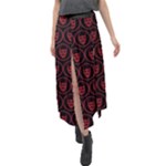 Dark Dominion Print Velour Split Maxi Skirt