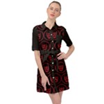 Dark Dominion Print Belted Shirt Dress