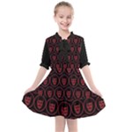 Dark Dominion Print Kids  All Frills Chiffon Dress