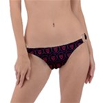 Dark Dominion Print Ring Detail Bikini Bottoms