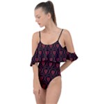 Dark Dominion Print Drape Piece Swimsuit