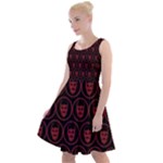 Dark Dominion Print Knee Length Skater Dress