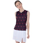 Dark Dominion Print Women s Sleeveless Sports Top