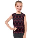 Dark Dominion Print Kids  Mesh Tank Top