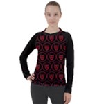 Dark Dominion Print Women s Pique Long Sleeve T-Shirt