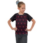 Dark Dominion Print Kids  Mesh Piece T-Shirt