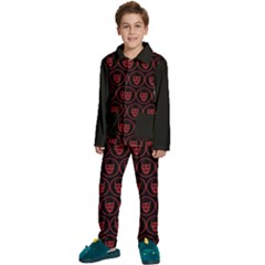 Kids  Long Sleeve Velvet Pajamas Set 