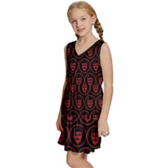 Kids  Sleeveless Tiered Mini Dress 