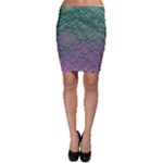 Colorful duotone abstract print Bodycon Skirt