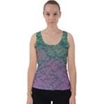 Colorful duotone abstract print Velvet Tank Top