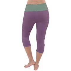 Lightweight Velour Capri Yoga Leggings 