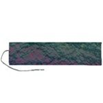 Colorful duotone abstract print Roll Up Canvas Pencil Holder (L)