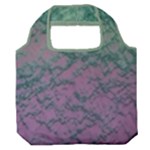 Colorful duotone abstract print Premium Foldable Grocery Recycle Bag