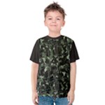 Precision Pursuit: Hunting Motif Camouflage Pattern Kids  Cotton T-Shirt