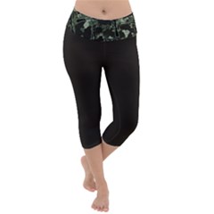 Lightweight Velour Capri Yoga Leggings 