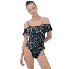 Frill Detail One Piece Swimsuit 