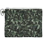 Hunting Motif Camouflage Pattern Print Bk Canvas Cosmetic Bag (XXL)