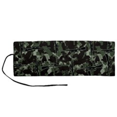 Hunting Motif Camouflage Pattern Print Bk Roll Up Canvas Pencil Holder (M) from ArtsNow.com