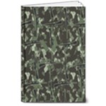 Hunting Motif Camouflage Pattern Print Bk 8  x 10  Hardcover Notebook