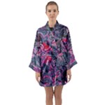 Alien Architecture Ii Long Sleeve Satin Kimono