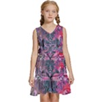 Alien Architecture Ii Kids  Sleeveless Tiered Mini Dress