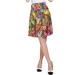 Vivid Cactus Charm Design Pattern A-Line Skirt