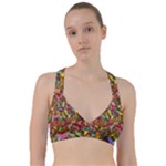 Vivid Cactus Charm Design Pattern Sweetheart Sports Bra