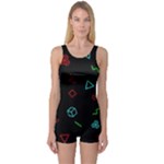 Amoled One Piece Boyleg Swimsuit