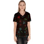 Amoled Women s V-Neck Scrub Top