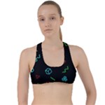 Amoled Criss Cross Racerback Sports Bra