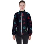 Amoled Women s High Neck Windbreaker