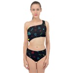 Amoled Spliced Up Two Piece Swimsuit