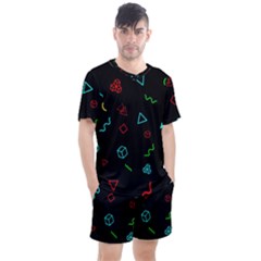 Men s Mesh T-Shirt and Shorts Set 