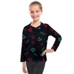 Amoled Kids  Long Mesh T-Shirt