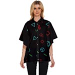 Amoled Women s Batwing Button Up Shirt