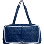 Blue Denim Fabric Multi Function Bag