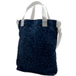 Blue Denim Fabric Canvas Messenger Bag