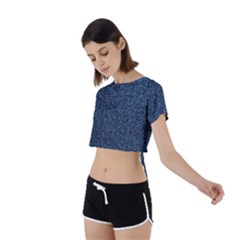 Tie Back Short Sleeve Crop T-Shirt 