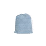 Blue Denim Texture, Macro Drawstring Pouch (XS)