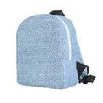 Blue Denim Texture, Macro Kids  Age 2-4 Lightweight Preschool Backpack