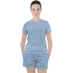 Women s Mesh T-Shirt and Shorts Set 