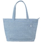 Blue Denim Texture, Macro Back Pocket Shoulder Bag 