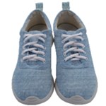 Blue Denim Texture, Macro Mens Athletic Shoes