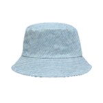 Blue Denim Texture, Macro Inside Out Bucket Hat