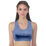 Blue Denim Fitness Sports Bra