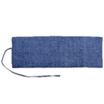 Blue Denim Roll Up Canvas Pencil Holder (M)