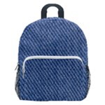 Blue Denim Kids  Age 5-10 Lightweight School Backpack with Side Pockets