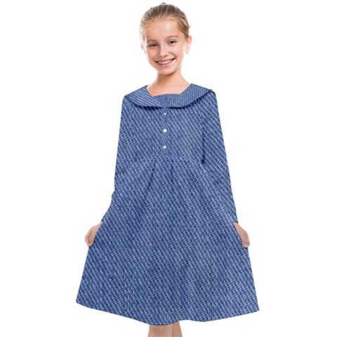 Blue Denim Kids  Midi Sailor Dress from ArtsNow.com