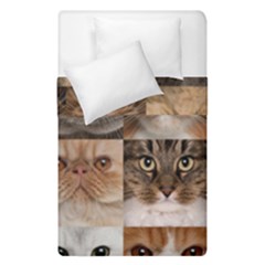 Breeds Of Cats Collage Duvet Cover Double Side (Single Size) from ArtsNow.com