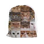 Breeds Of Cats Collage Drawstring Pouch (2XL)